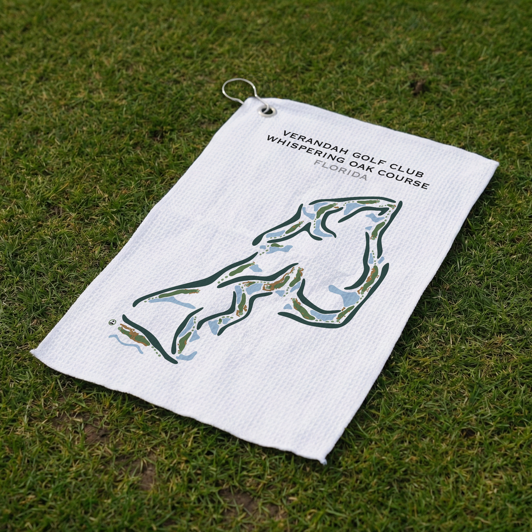 Verandah Golf Club, Whispering Oak Course, Florida - Printed Golf Courses