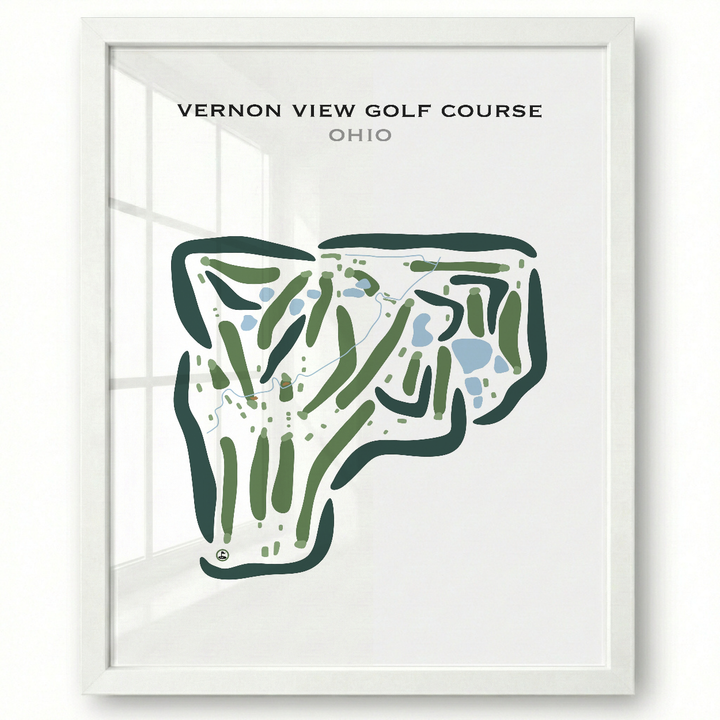Vernon View Golf Course, Ohio - Printed Golf Courses