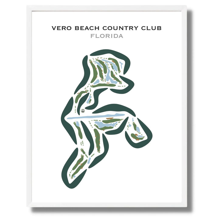 Vero Beach Country Club, Florida - Printed Golf Courses