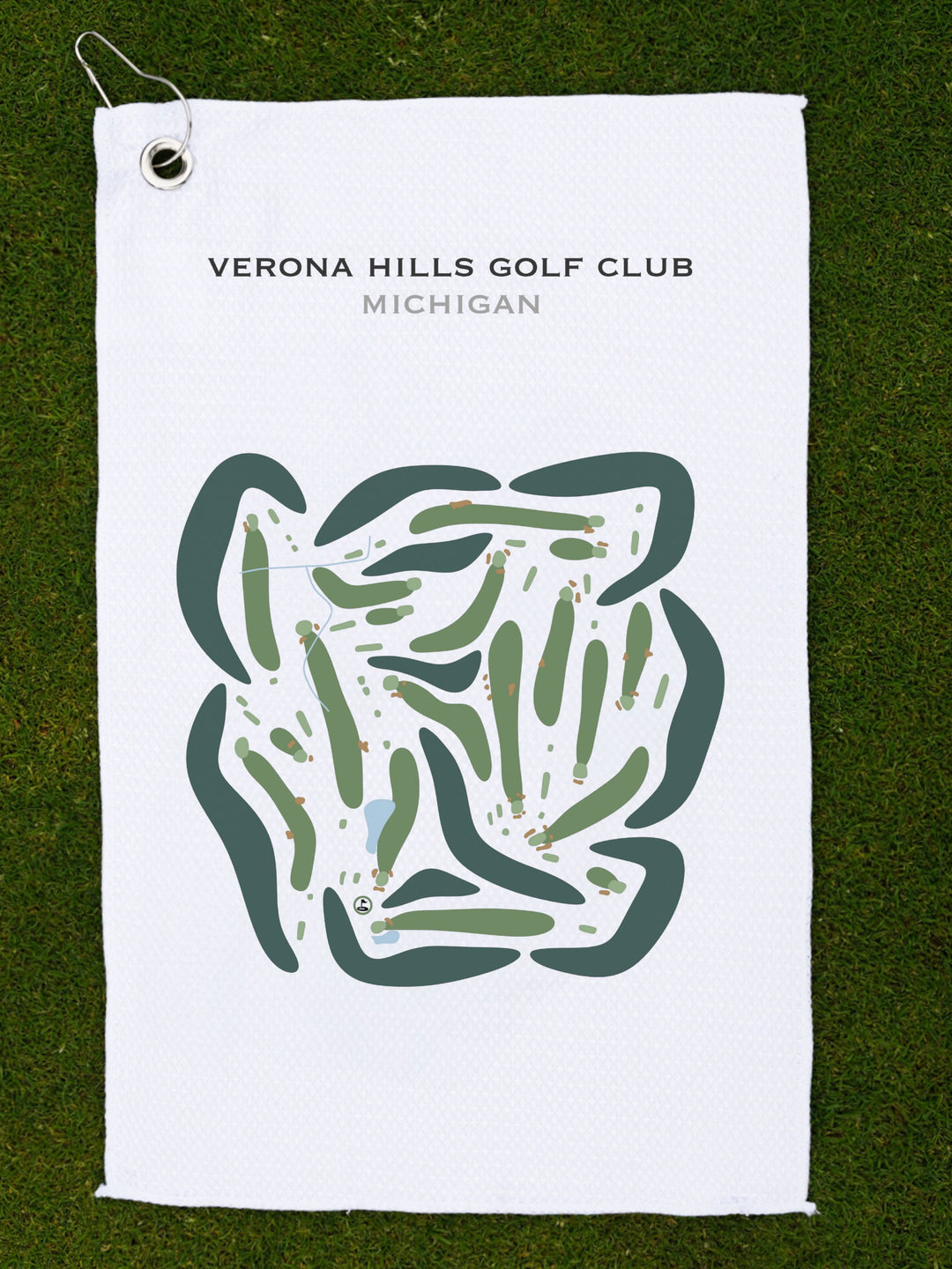 Verona Hills Golf Club, Michigan - Printed Golf Courses