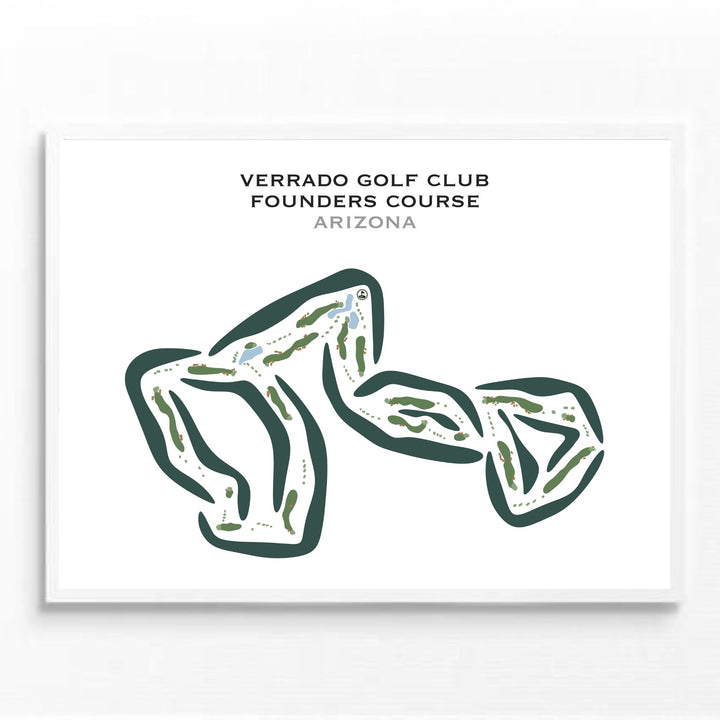 Verrado Golf Club - Founders Course, Arizona - Printed Golf Courses