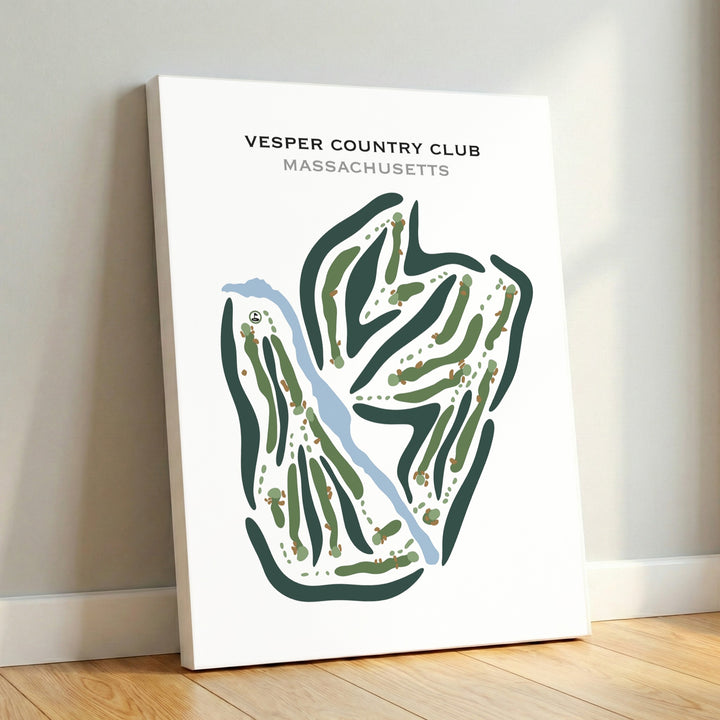 Vesper Country Club, Massachusetts - Printed Golf Courses