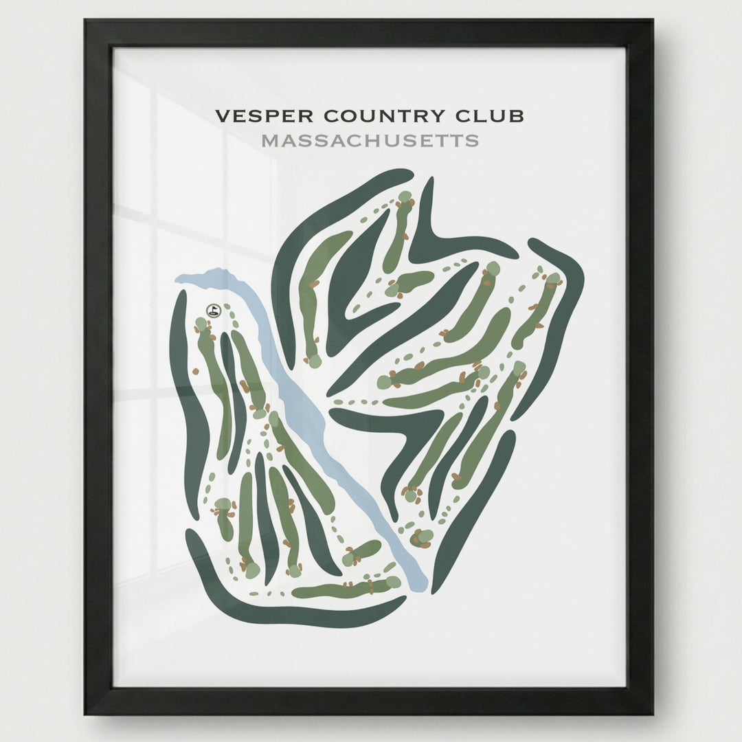 Vesper Country Club, Massachusetts - Printed Golf Courses