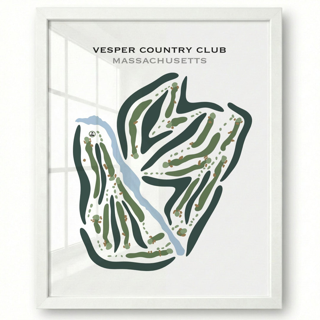 Vesper Country Club, Massachusetts - Printed Golf Courses