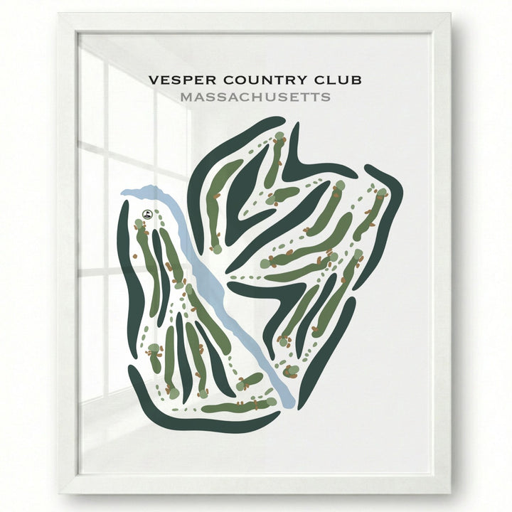 Vesper Country Club, Massachusetts - Printed Golf Courses