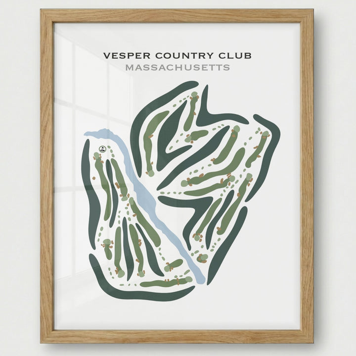 Vesper Country Club, Massachusetts - Printed Golf Courses