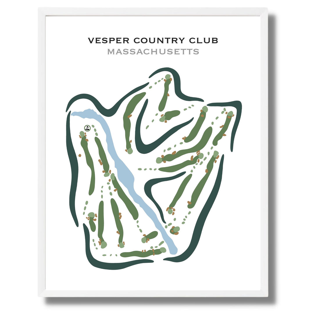 Vesper Country Club, Massachusetts - Printed Golf Courses