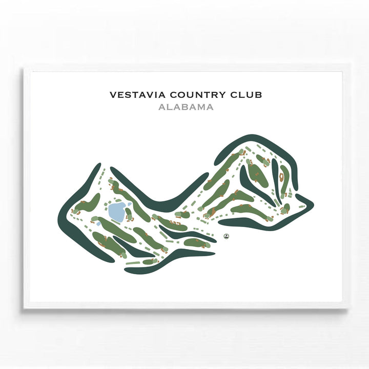 Vestavia Country Club, Alabama - Printed Golf Courses
