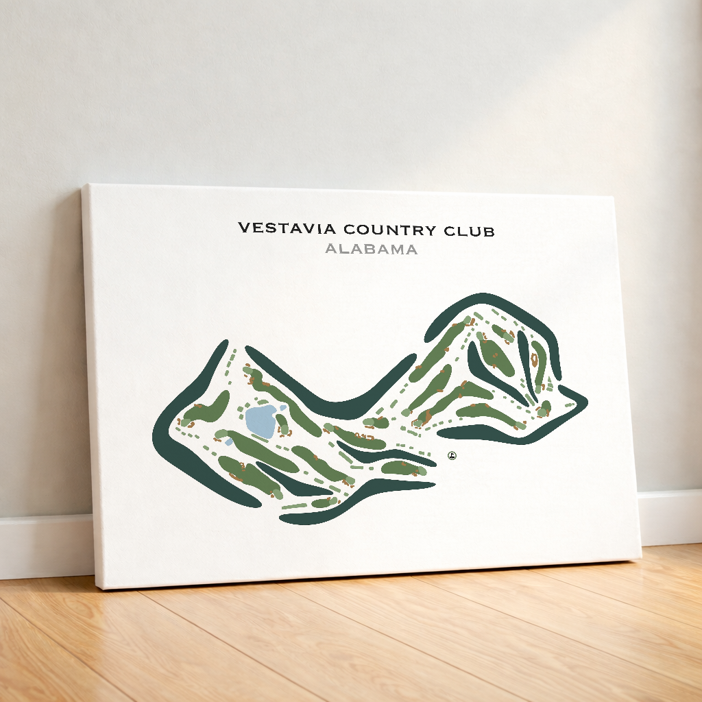 Vestavia Country Club, Alabama - Printed Golf Courses