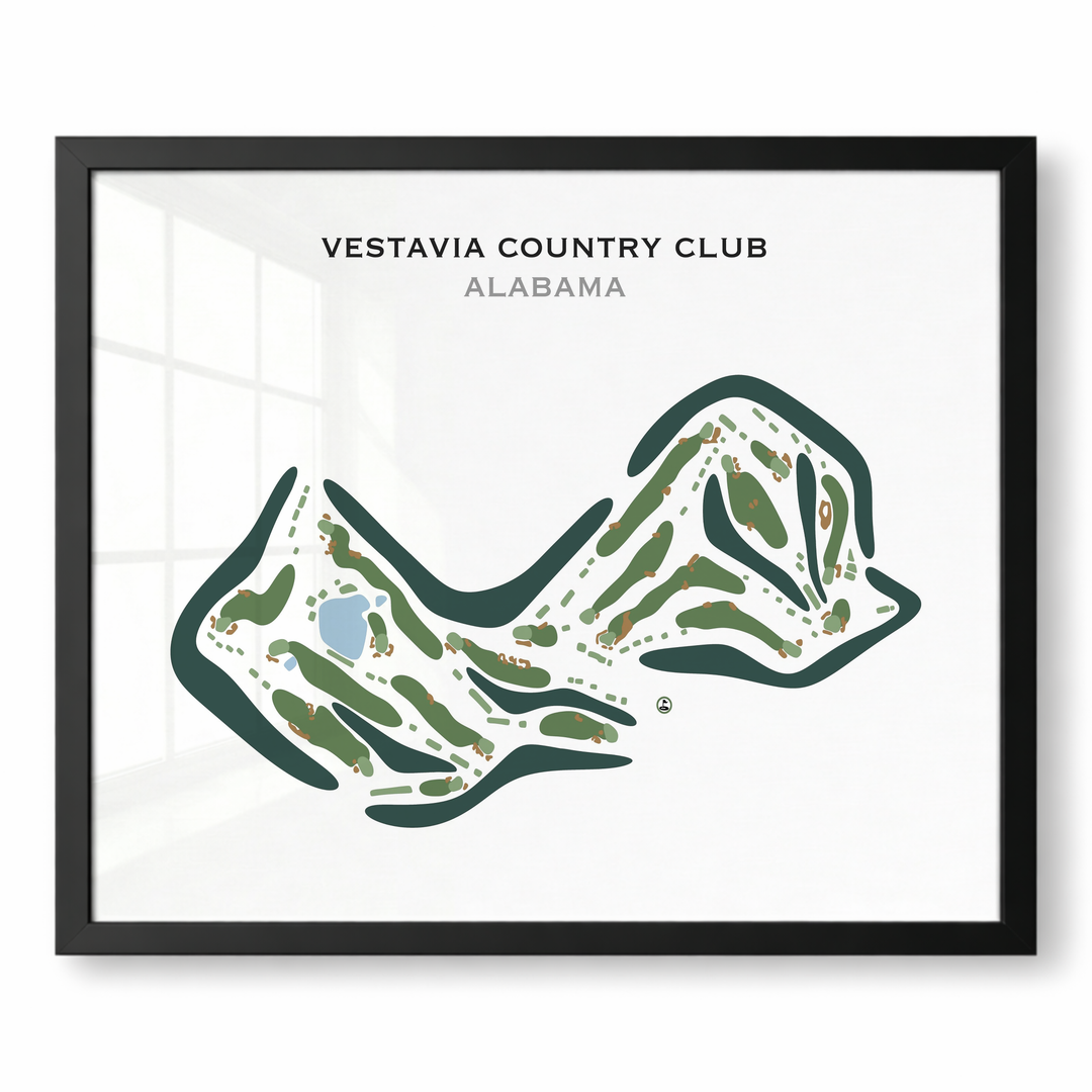 Vestavia Country Club, Alabama - Printed Golf Courses