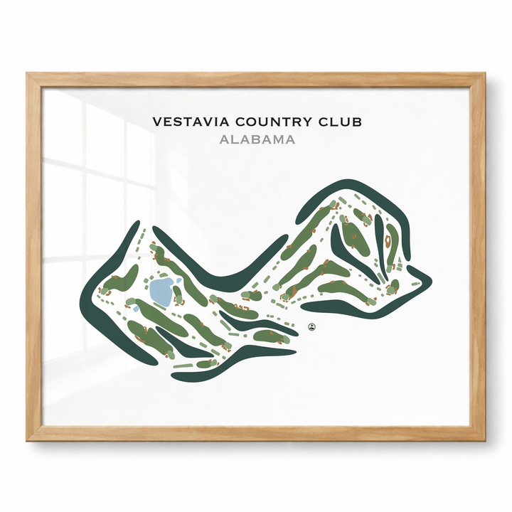 Vestavia Country Club, Alabama - Printed Golf Courses