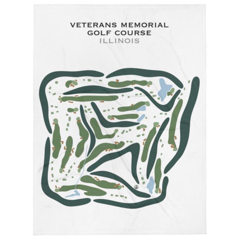 Veterans Memorial Golf Course, Illinois - Printed Golf Course