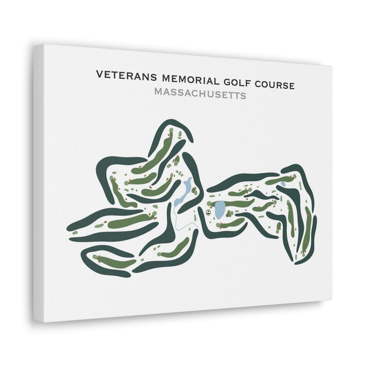 Veterans Memorial Golf Course, Massachusetts - Printed Golf Courses