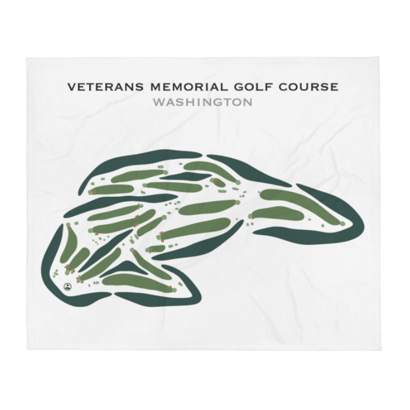 Veterans Memorial Golf Course, Washington - Printed Golf Courses