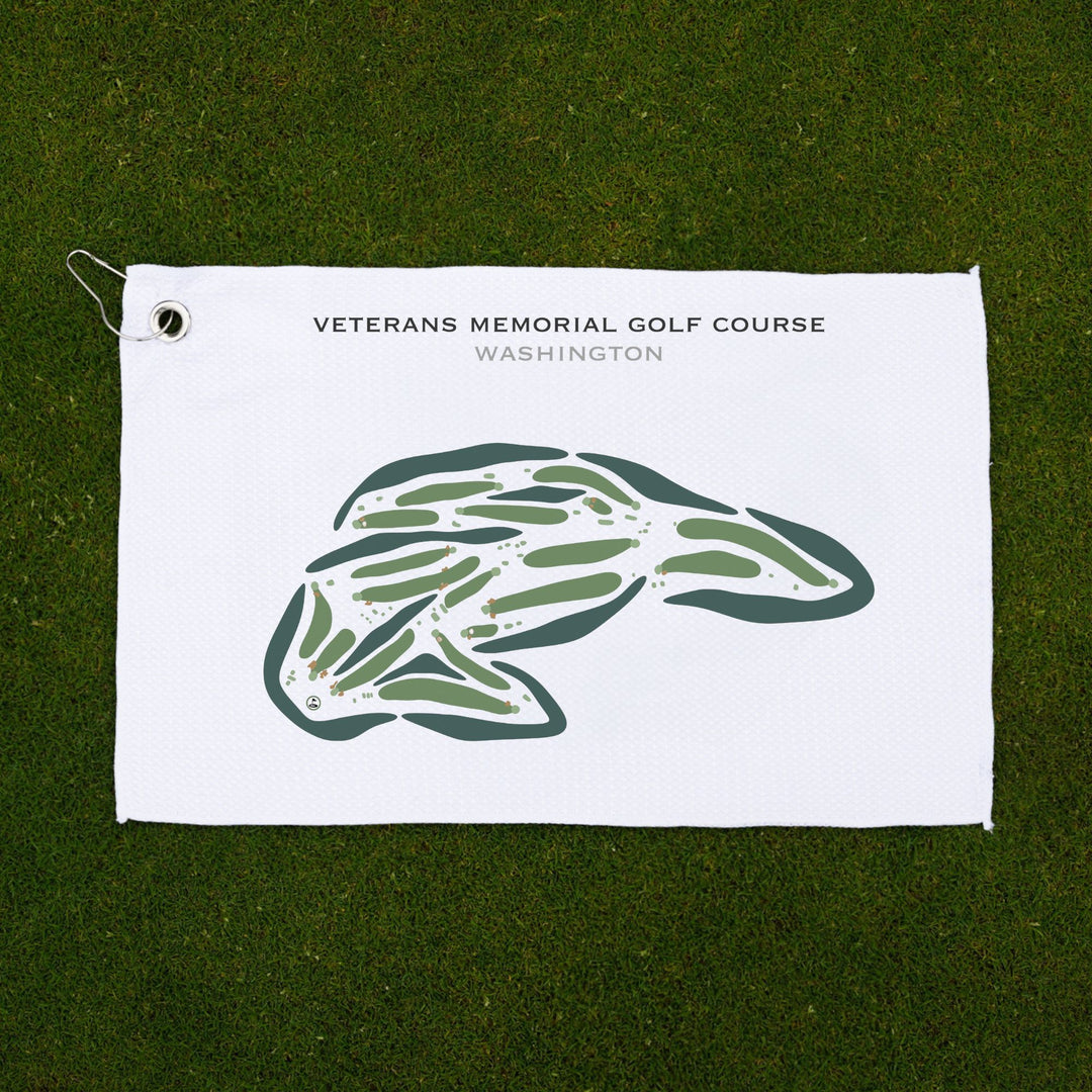 Veterans Memorial Golf Course, Washington - Printed Golf Courses