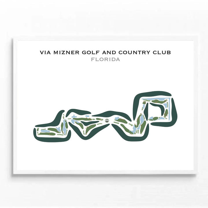 Via Mizner Golf & Country Club, Florida - Printed Golf Courses