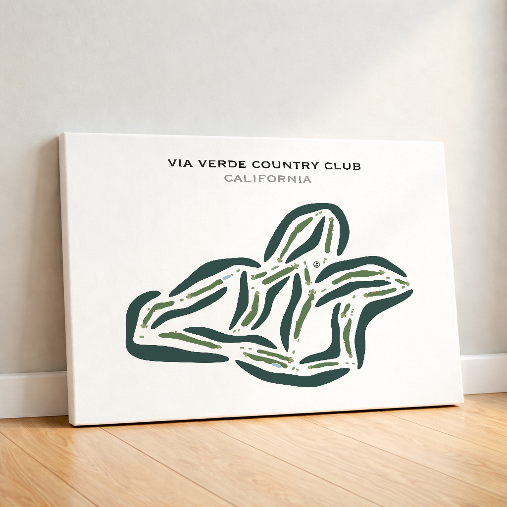 Via Verde Country Club, California - Printed Golf Course