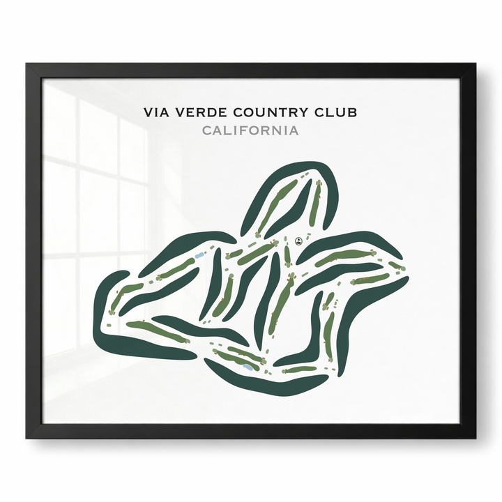 Via Verde Country Club, California - Printed Golf Course