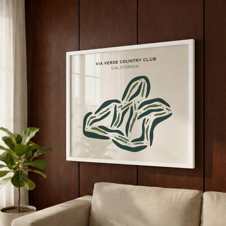 Via Verde Country Club, California - Printed Golf Course