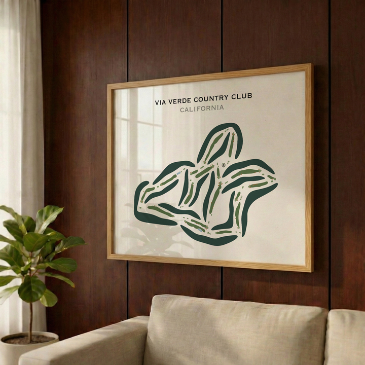 Via Verde Country Club, California - Printed Golf Course