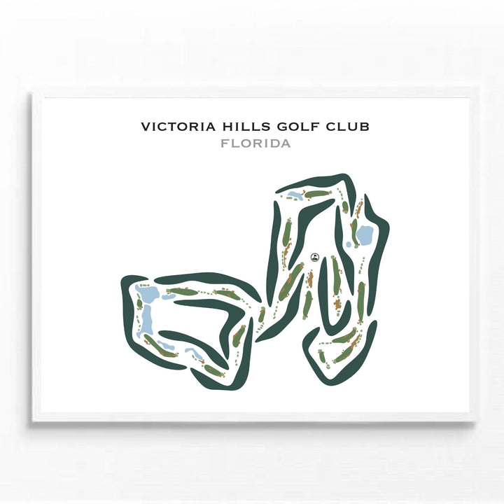 Victoria Hills Golf Club, Florida - Printed Golf Courses