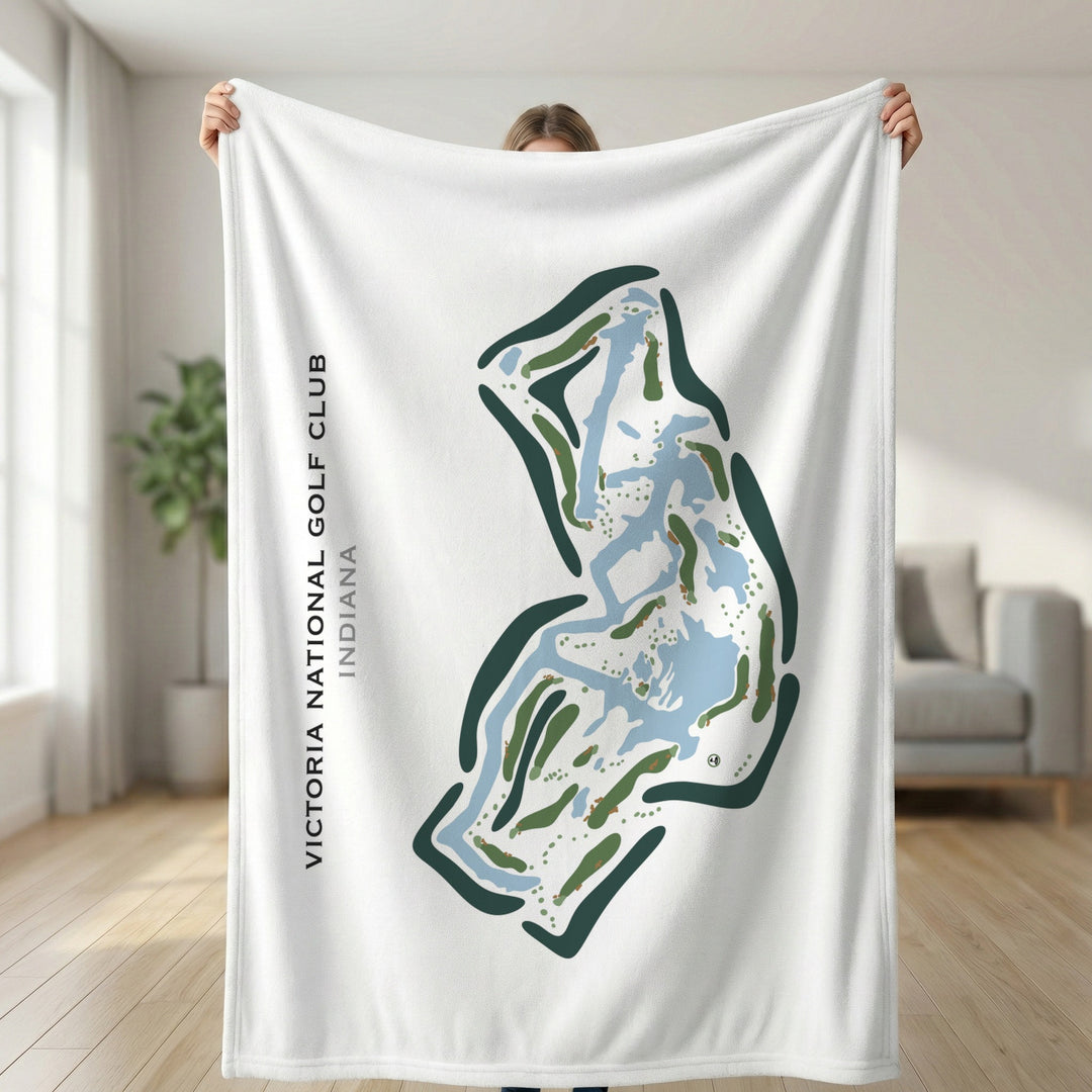 Victoria National Golf Club, Indiana - Printed Golf Courses