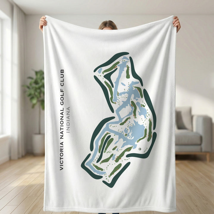 Victoria National Golf Club, Indiana - Printed Golf Courses