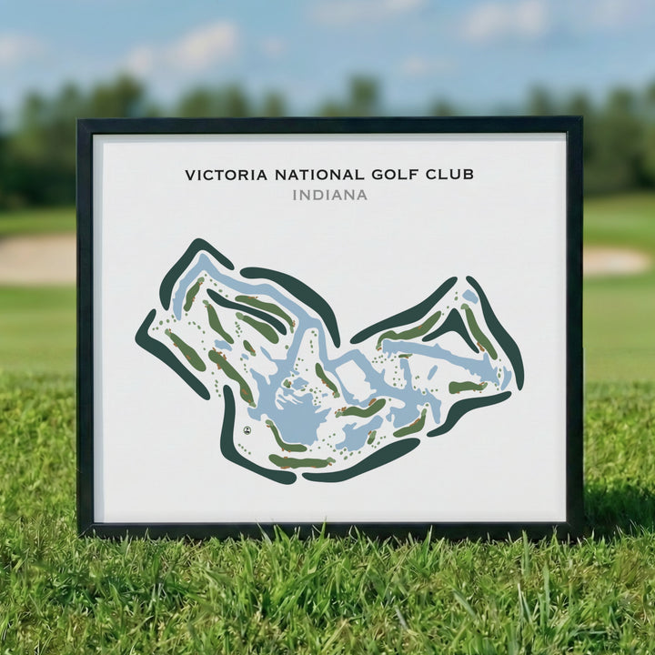 Victoria National Golf Club, Indiana - Printed Golf Courses