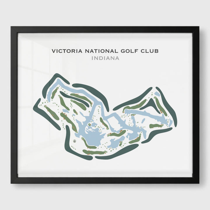 Victoria National Golf Club, Indiana - Printed Golf Courses