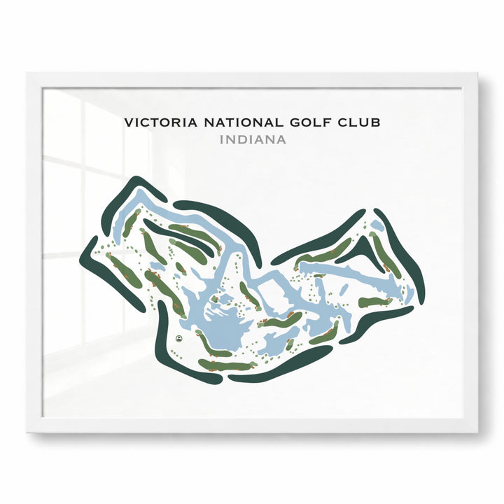 Victoria National Golf Club, Indiana - Printed Golf Courses