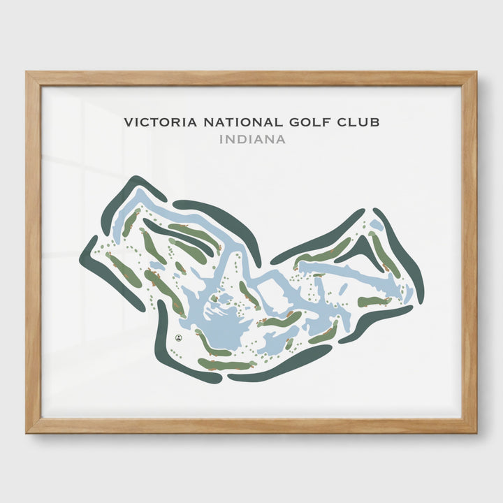Victoria National Golf Club, Indiana - Printed Golf Courses