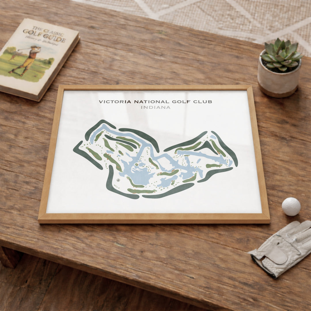 Victoria National Golf Club, Indiana - Printed Golf Courses