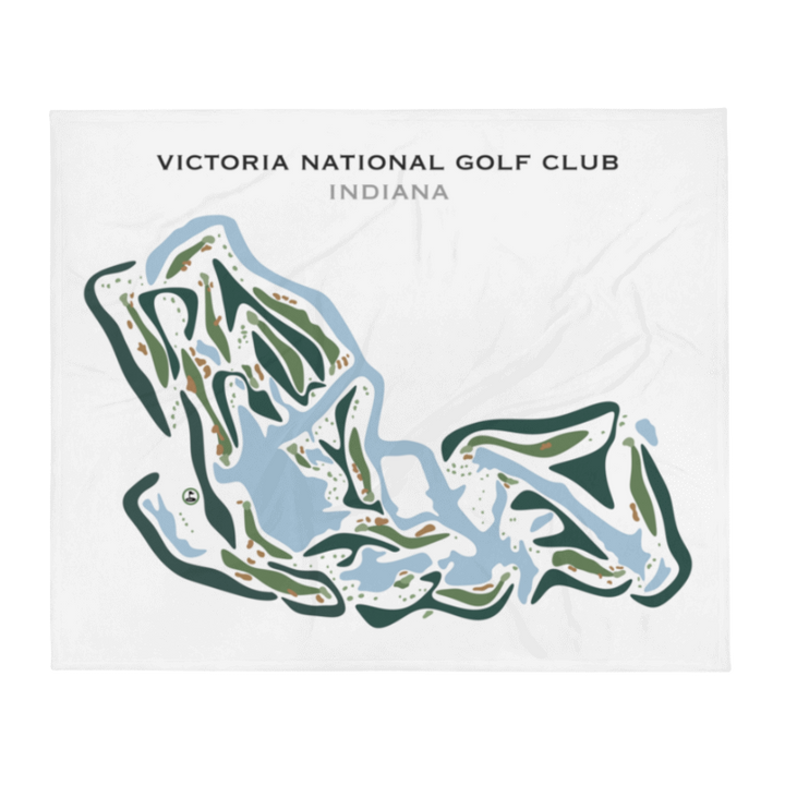 Victoria National Golf Club, Indiana - Printed Golf Courses