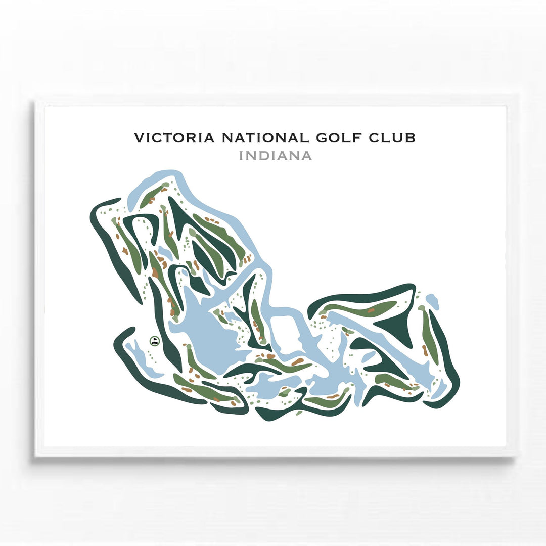 Victoria National Golf Club, Indiana - Printed Golf Courses