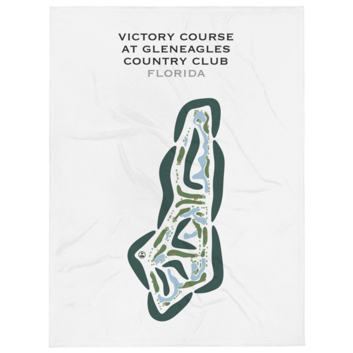 Victory Course at Gleneagles Country Club, Florida - Printed Golf Courses