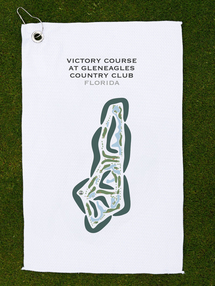 Victory Course at Gleneagles Country Club, Florida - Printed Golf Courses
