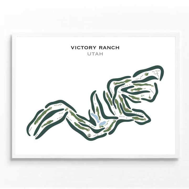 Victory Ranch Golf Club, Kamas Utah - Printed Golf Courses