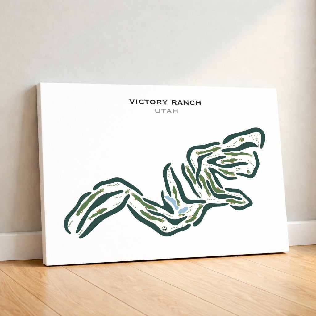 Victory Ranch Golf Club, Kamas Utah - Printed Golf Courses