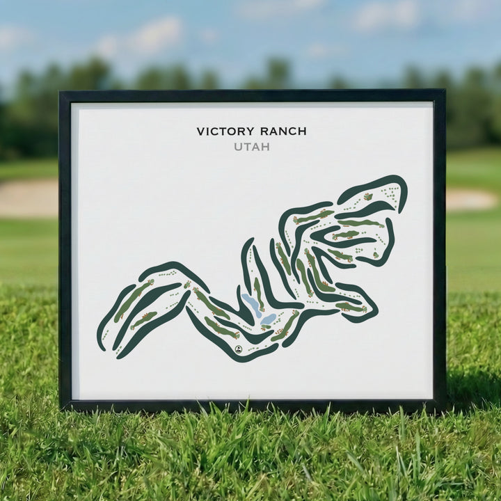 Victory Ranch Golf Club, Kamas Utah - Printed Golf Courses