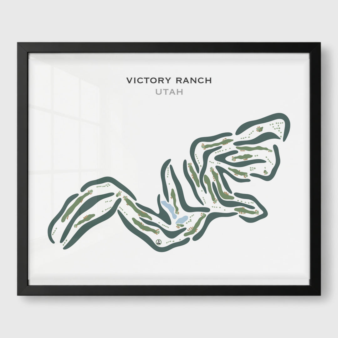 Victory Ranch Golf Club, Kamas Utah - Printed Golf Courses