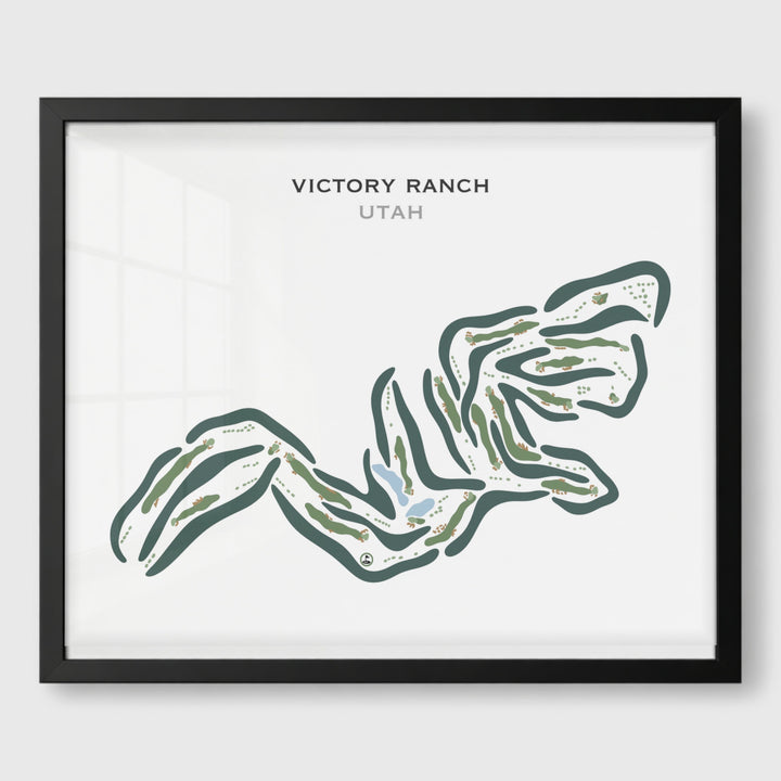 Victory Ranch Golf Club, Kamas Utah - Printed Golf Courses