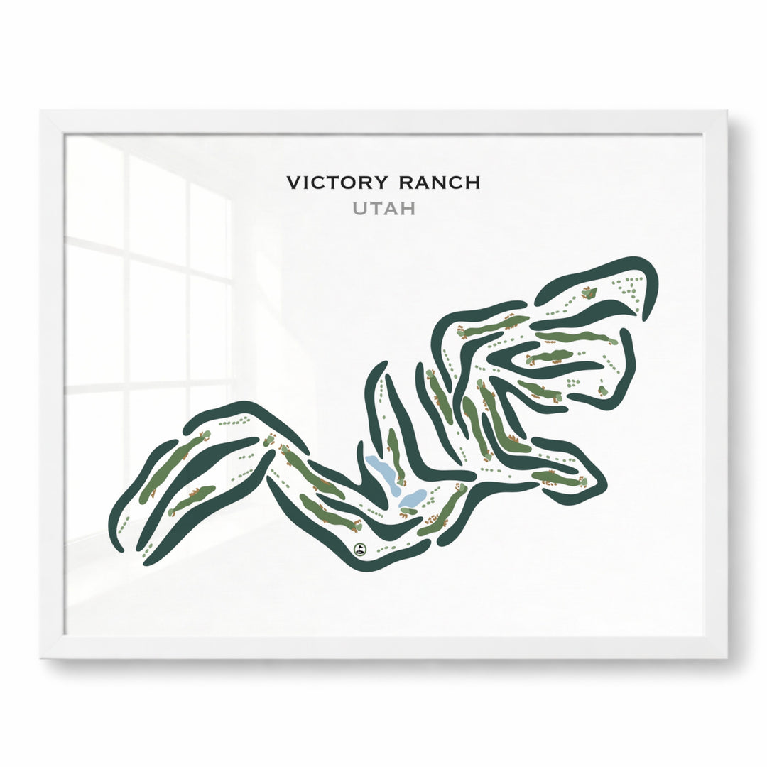 Victory Ranch Golf Club, Kamas Utah - Printed Golf Courses