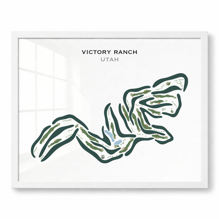 Victory Ranch Golf Club, Kamas Utah - Printed Golf Courses