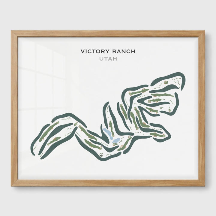 Victory Ranch Golf Club, Kamas Utah - Printed Golf Courses