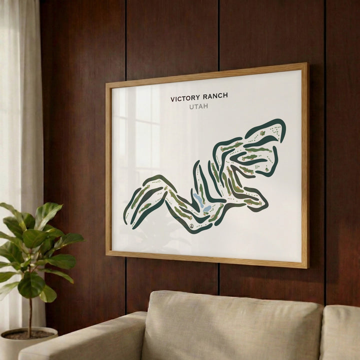 Victory Ranch Golf Club, Kamas Utah - Printed Golf Courses