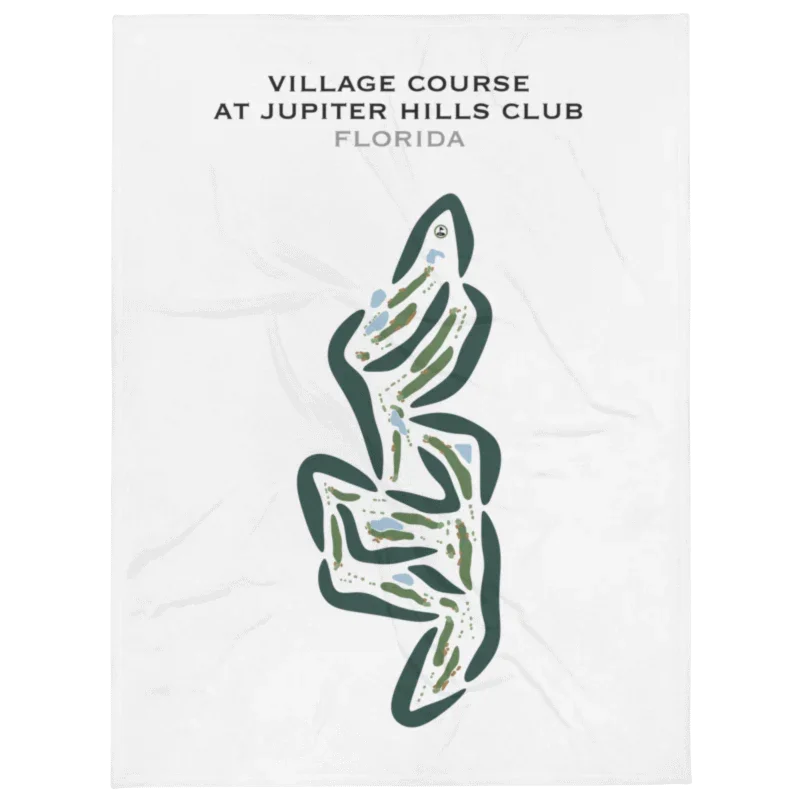Village Course at Jupiter Hills Club, Florida - Printed Golf Courses