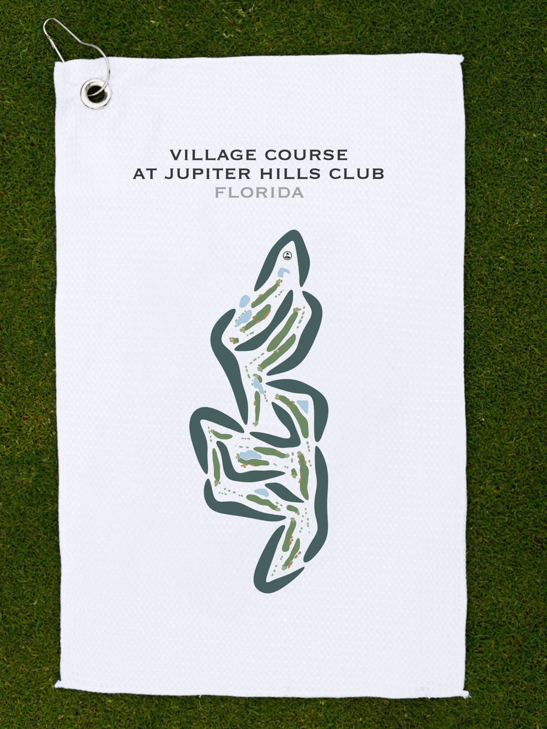 Village Course at Jupiter Hills Club, Florida - Printed Golf Courses