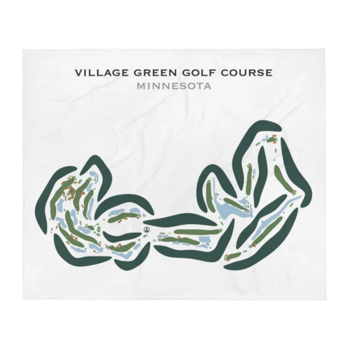 Village Green Golf Course, Minnesota (Landscape) - Printed Golf Courses