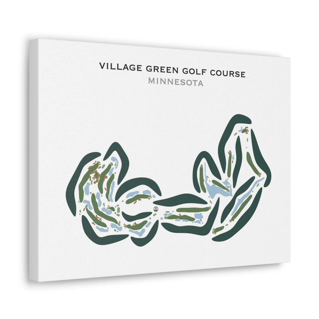 Village Green Golf Course, Minnesota (Landscape) - Printed Golf Courses