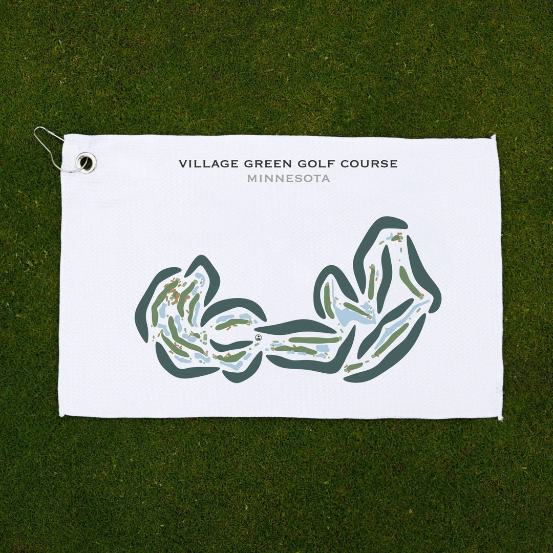 Village Green Golf Course, Minnesota (Landscape) - Printed Golf Courses